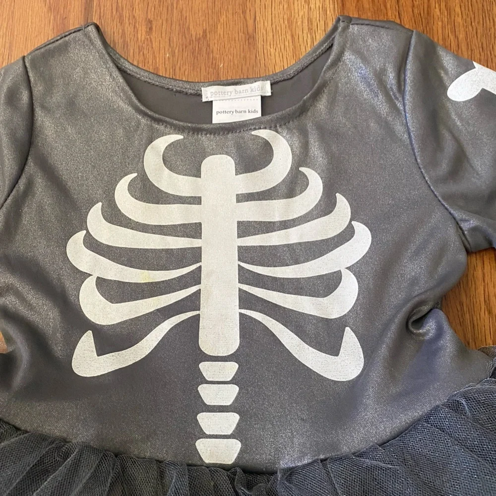 Pottery Barn Kids Light Up Tulle Skeleton Costume - Picture 5 of 11